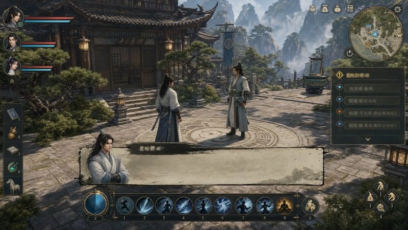 金庸群侠传5爱与死仙狐MOD六周年 剧情探索 场景图 1